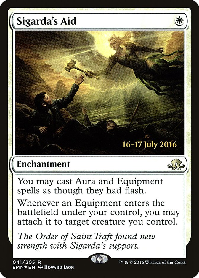 Sigarda's Aid [Eldritch Moon Prerelease Promos] Magic: The Gathering