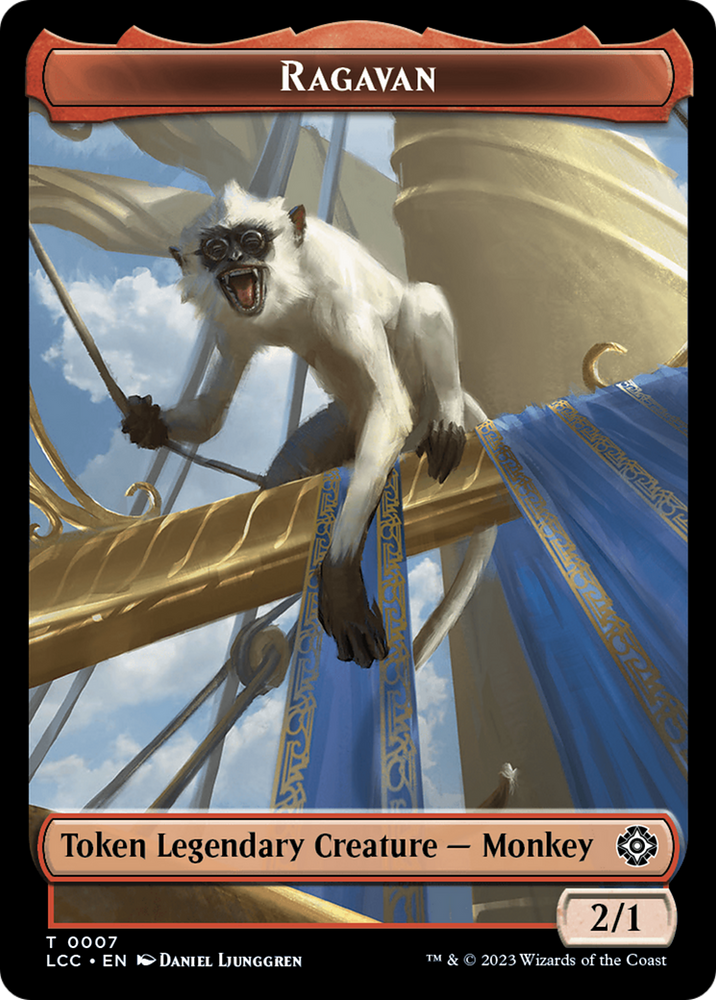 Ragavan // Treasure Double-Sided Token [The Lost Caverns of Ixalan Commander Tokens] Magic: The Gathering