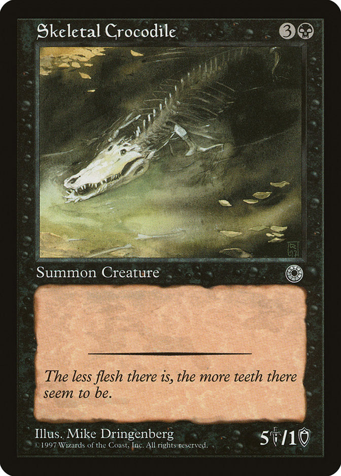 Skeletal Crocodile [Portal] Magic: The Gathering