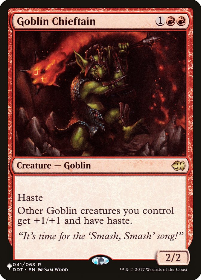 Goblin Chieftain [The List] Magic: The Gathering