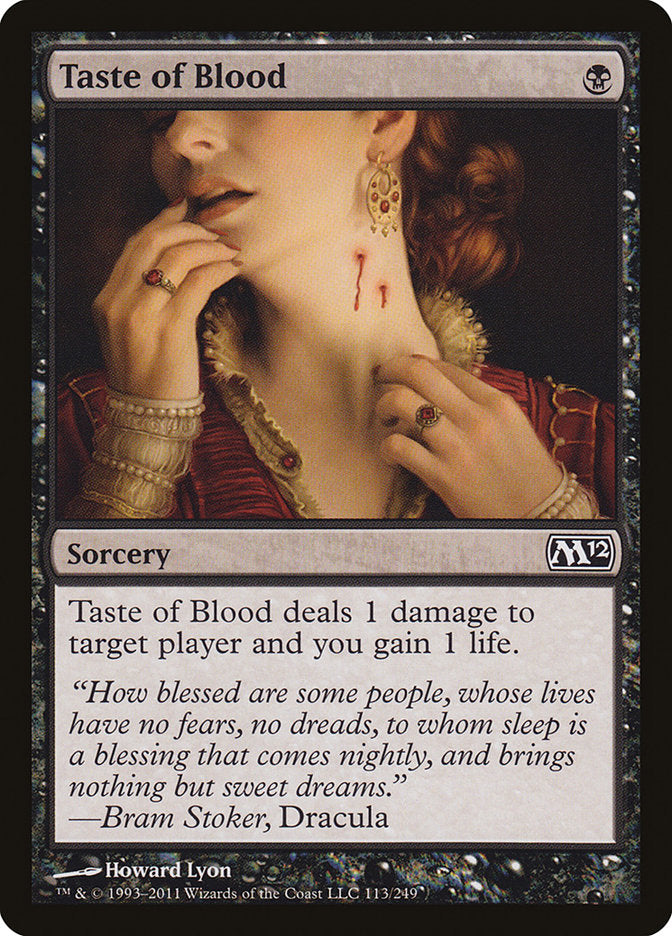 Taste of Blood [Magic 2012] Magic: The Gathering