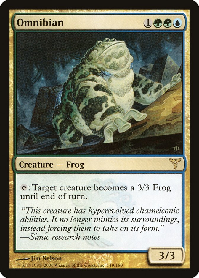 Omnibian [Dissension] Magic: The Gathering