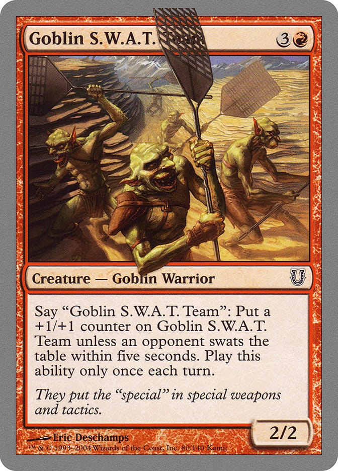 Goblin S.W.A.T. Team [Unhinged] Magic: The Gathering
