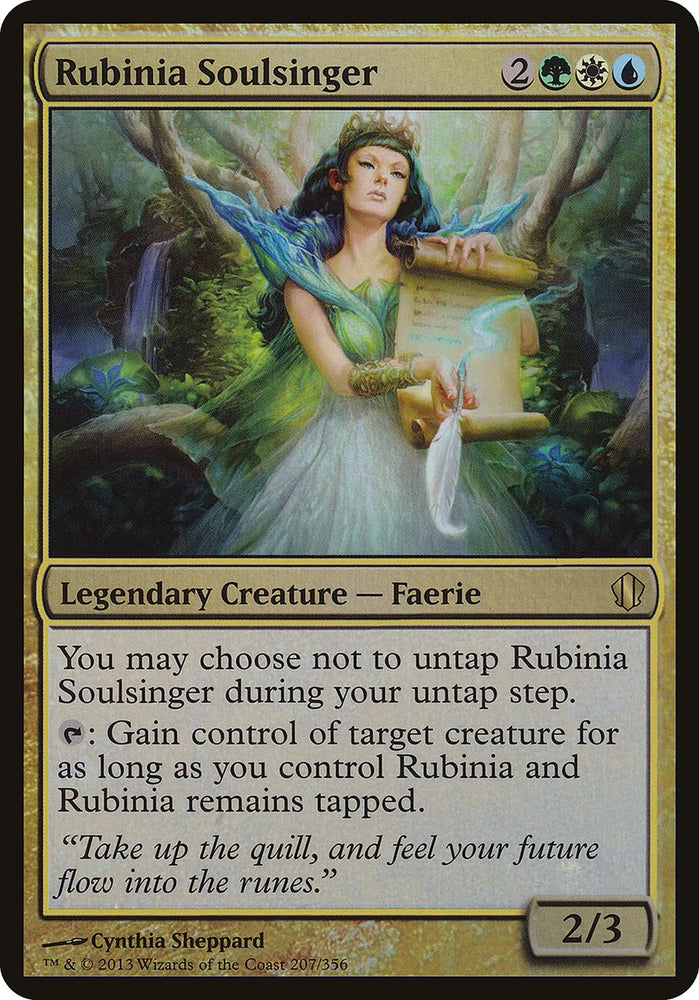 Rubinia Soulsinger (Oversized) [Commander 2013 Oversized] Magic: The Gathering