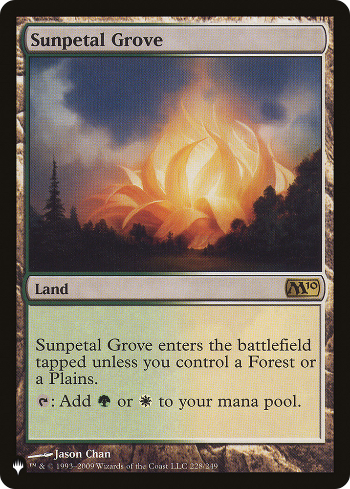 Sunpetal Grove [The List] Magic: The Gathering