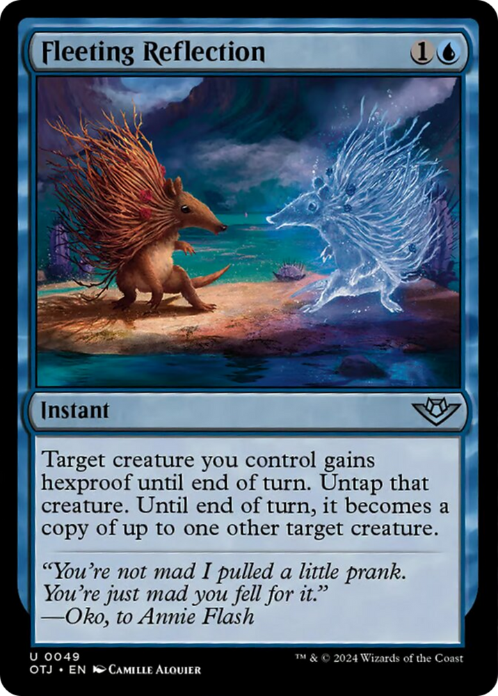 Fleeting Reflection [Outlaws of Thunder Junction] Magic: The Gathering