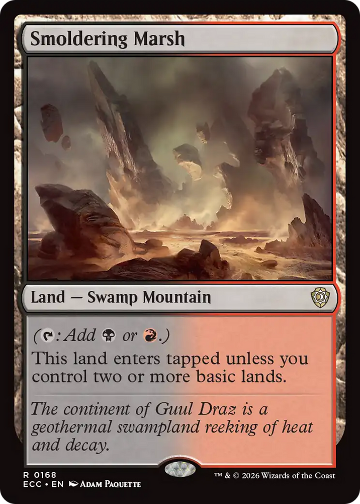 Smoldering Marsh [Lorwyn Eclipsed Commander] Magic: The Gathering