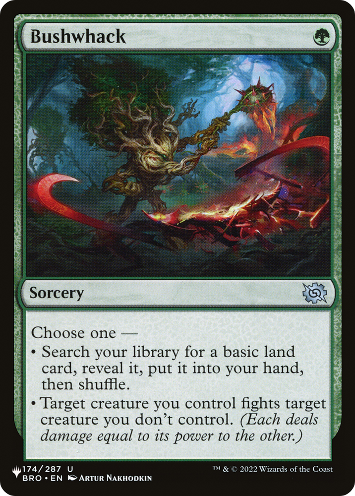 Bushwhack [The List] Magic: The Gathering