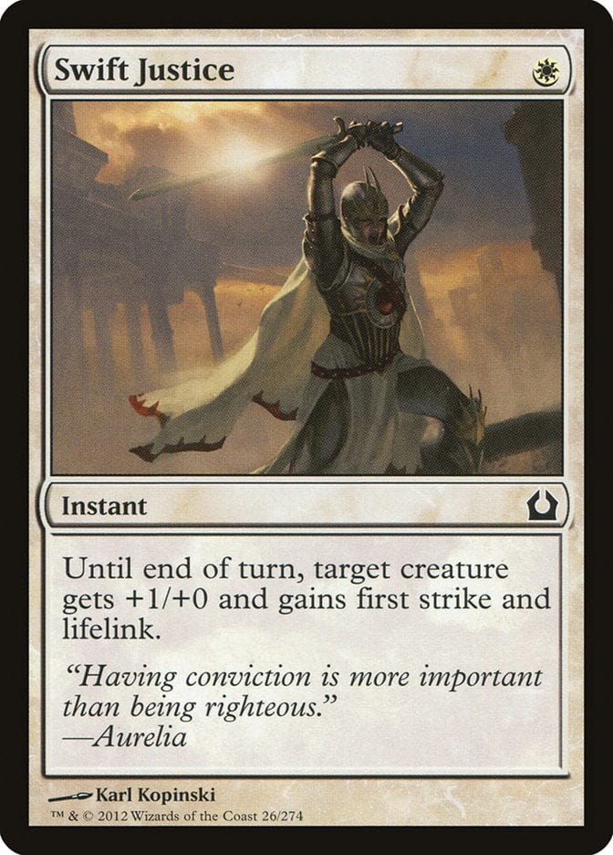 Swift Justice [Return to Ravnica] Magic: The Gathering