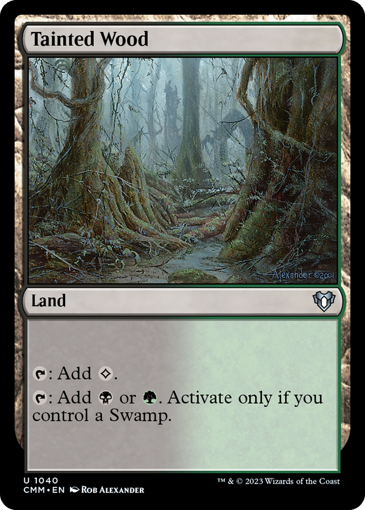 Tainted Wood [Commander Masters] Magic: The Gathering