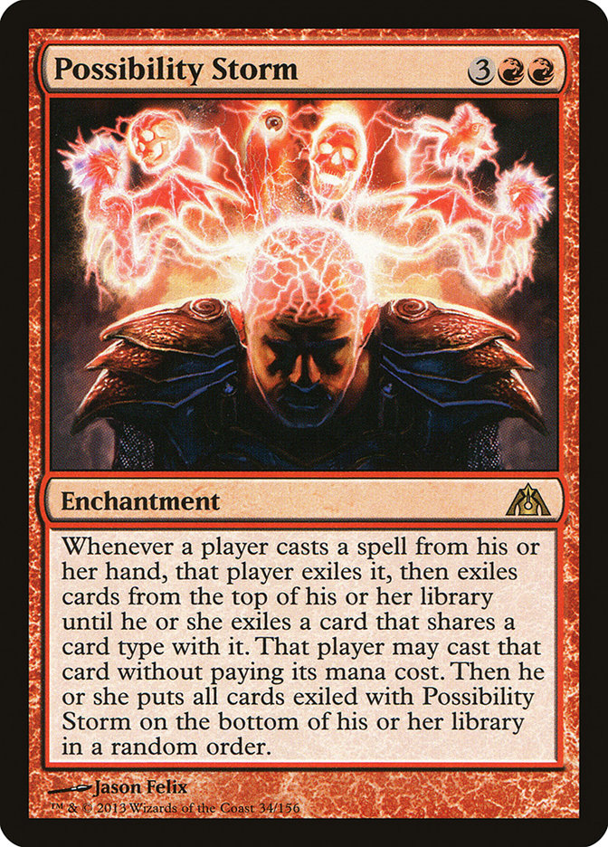 Possibility Storm [Dragon's Maze] Magic: The Gathering
