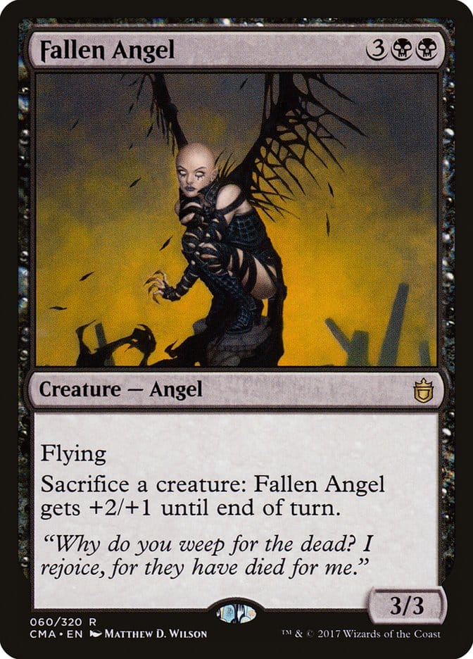 Fallen Angel [Commander Anthology] Magic: The Gathering