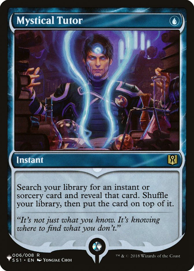 Mystical Tutor [The List] Magic: The Gathering