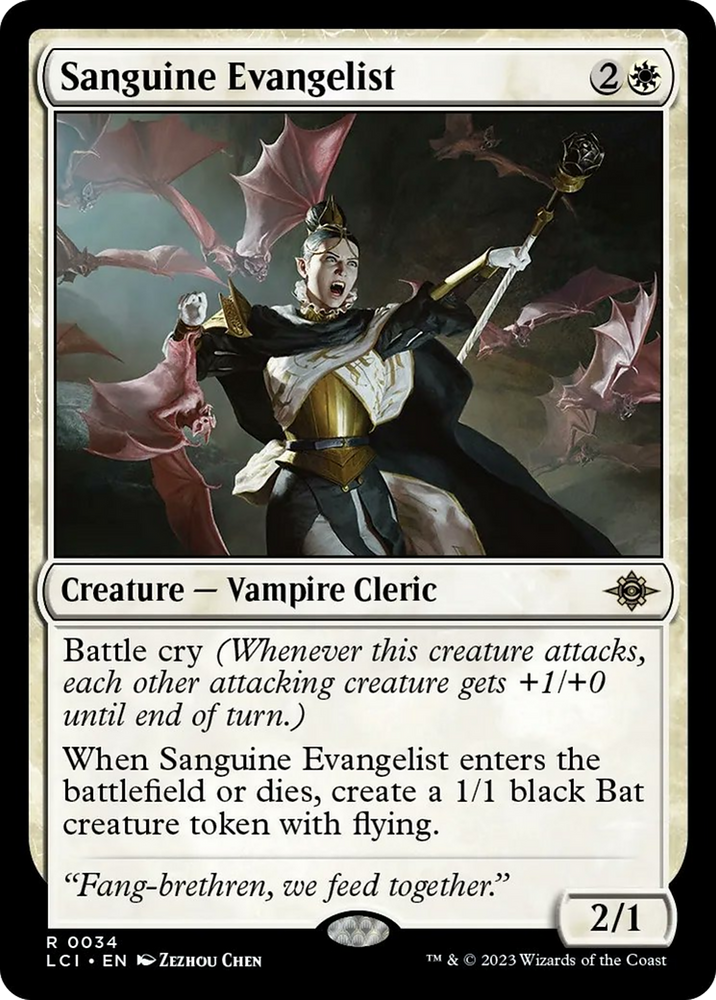 Sanguine Evangelist [The Lost Caverns of Ixalan] Magic: The Gathering