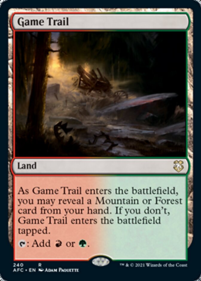 Game Trail [Dungeons & Dragons: Adventures in the Forgotten Realms Commander] Magic: The Gathering