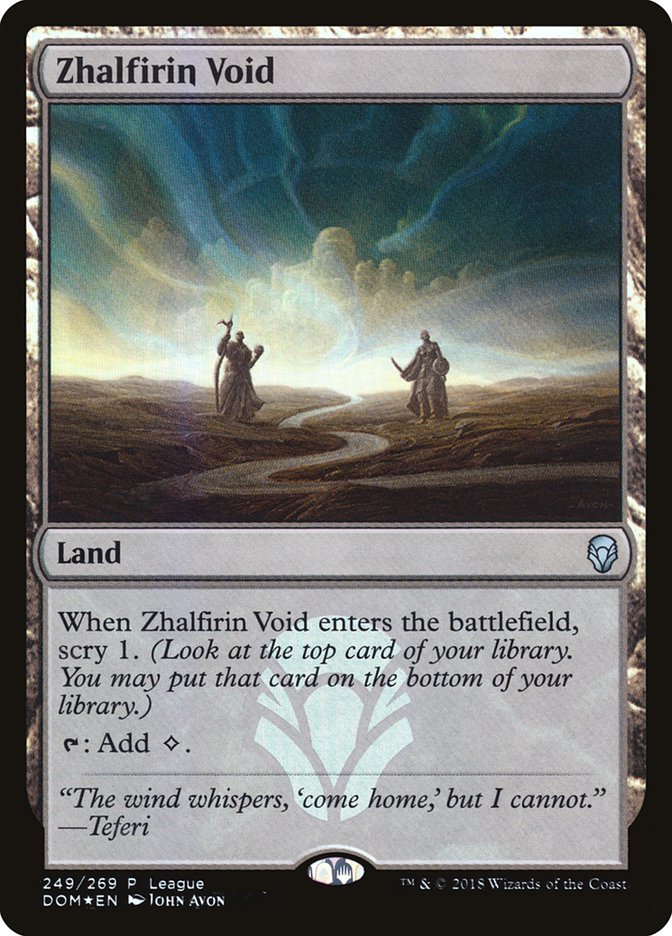 Zhalfirin Void (League) [Dominaria Promos] Magic: The Gathering
