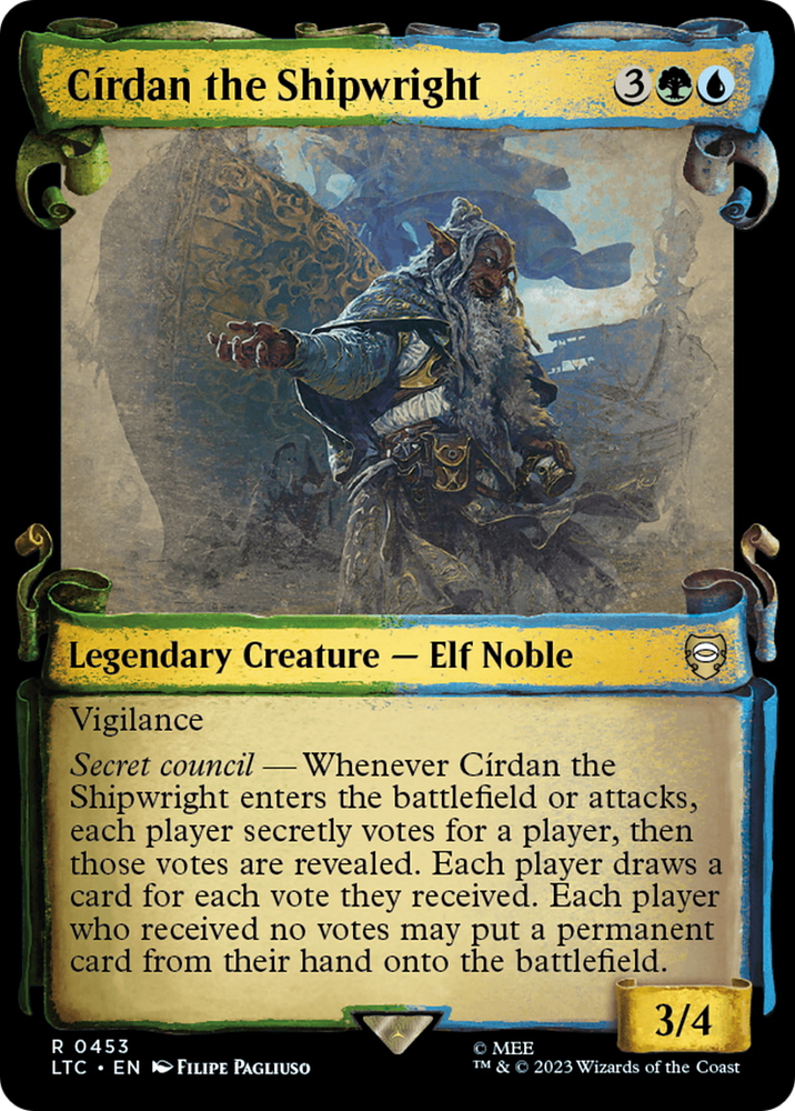 Cirdan the Shipwright [The Lord of the Rings: Tales of Middle-Earth Commander Showcase Scrolls] Magic: The Gathering