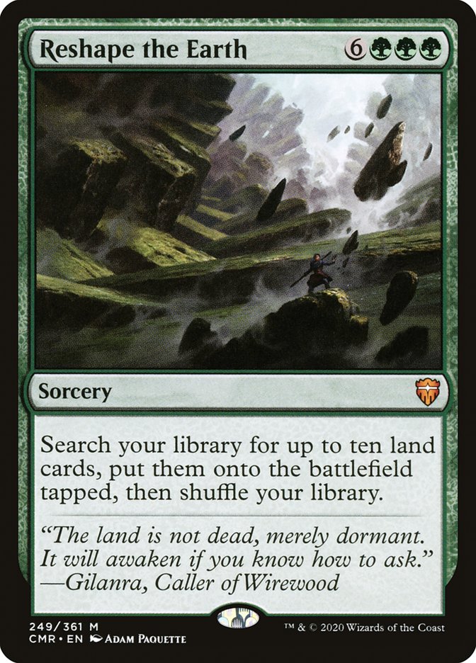 Reshape the Earth [Commander Legends] Magic: The Gathering