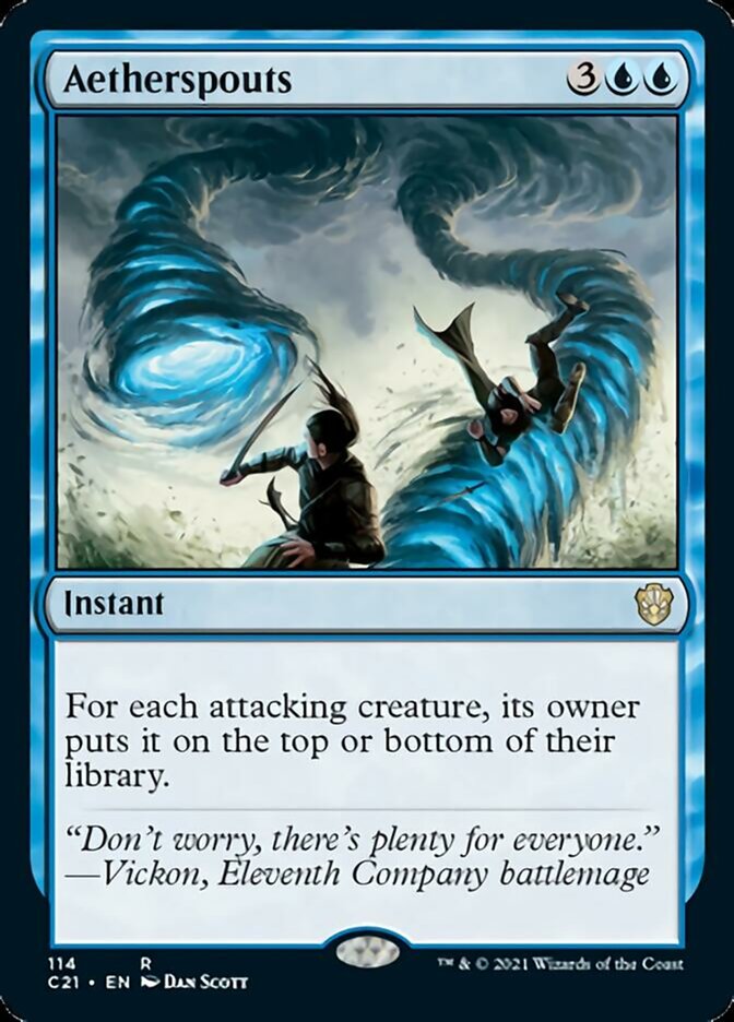 Aetherspouts [Commander 2021] Magic: The Gathering