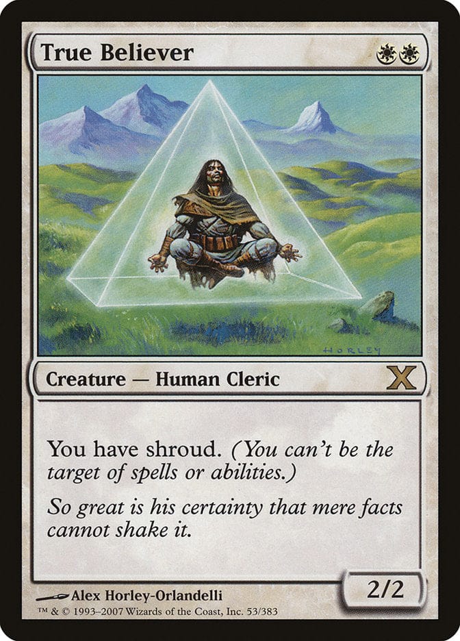 True Believer [Tenth Edition] Magic: The Gathering