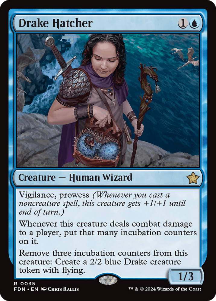 Drake Hatcher [Foundations] Magic: The Gathering