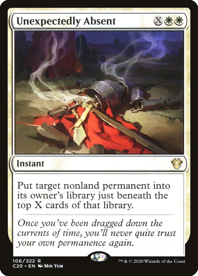 Unexpectedly Absent [Commander 2020] Magic: The Gathering