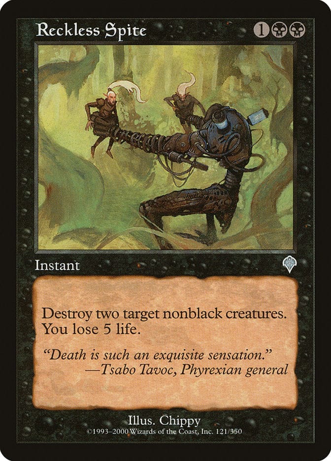 Reckless Spite [Invasion] Magic: The Gathering