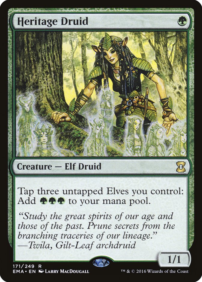 Heritage Druid [Eternal Masters] Magic: The Gathering