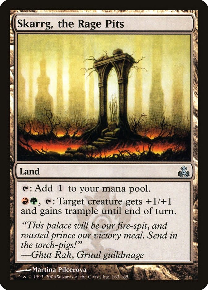 Skarrg, the Rage Pits [Guildpact] Magic: The Gathering