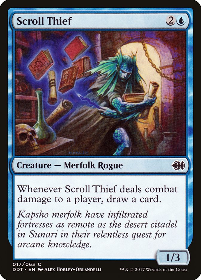 Scroll Thief [Duel Decks: Merfolk vs. Goblins] Magic: The Gathering