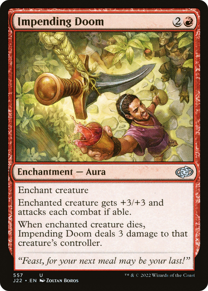 Impending Doom [Jumpstart 2022] Magic: The Gathering
