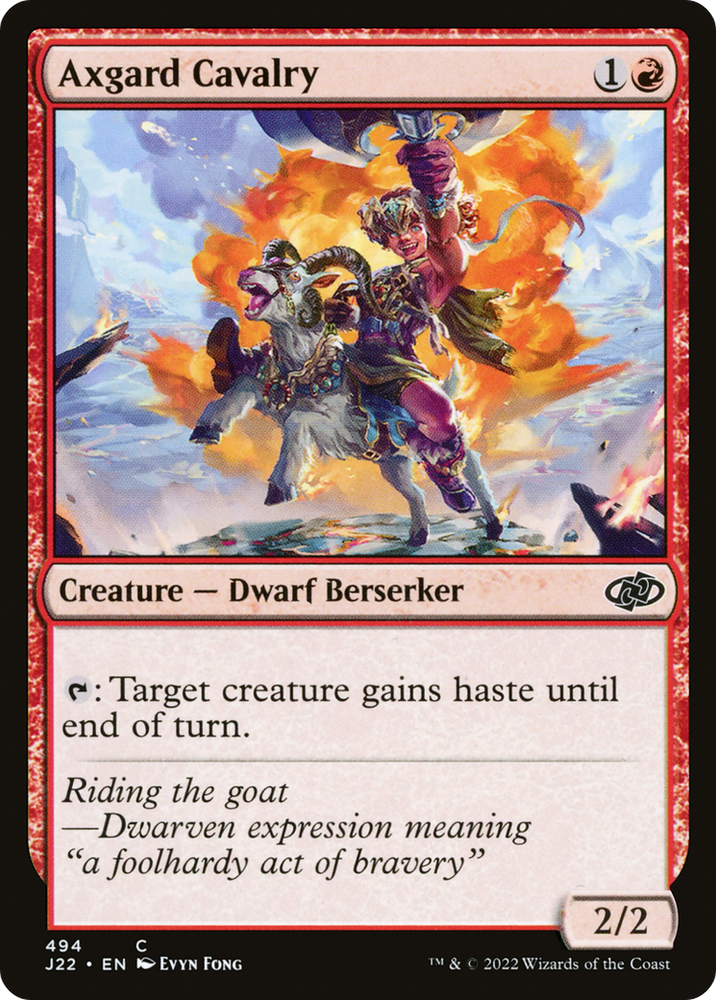 Axgard Cavalry [Jumpstart 2022] Magic: The Gathering