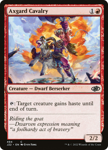 Axgard Cavalry [Jumpstart 2022] Magic: The Gathering