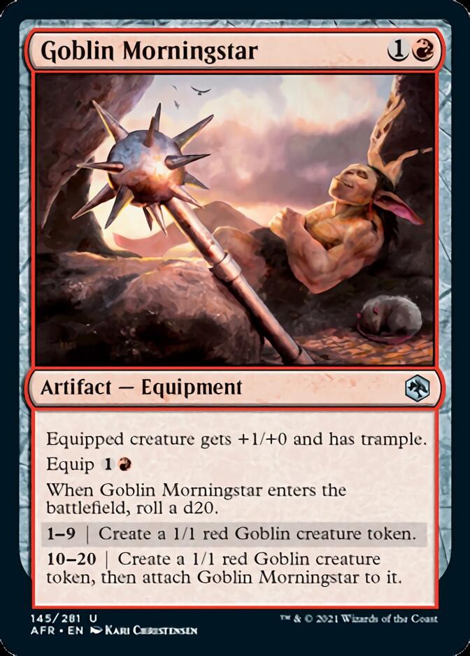 Goblin Morningstar [Dungeons & Dragons: Adventures in the Forgotten Realms] Magic: The Gathering