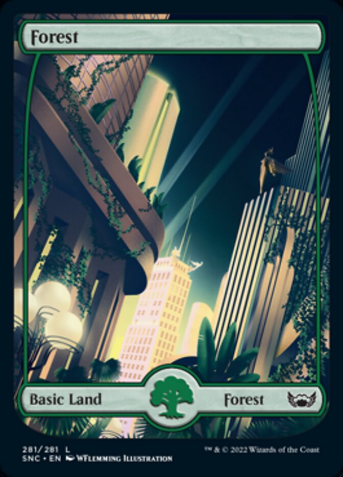 Forest (281) [Streets of New Capenna] Magic: The Gathering