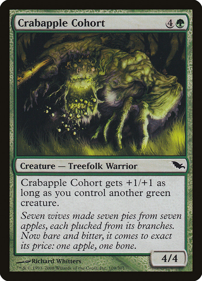 Crabapple Cohort [Shadowmoor] Magic: The Gathering