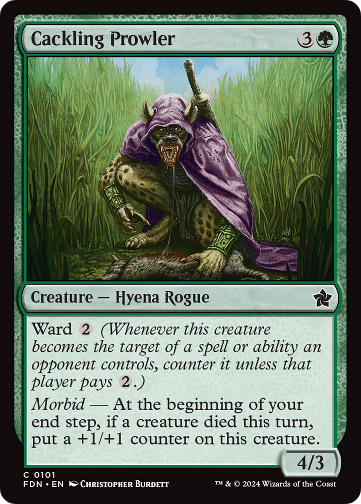 Cackling Prowler [Foundations] Magic: The Gathering