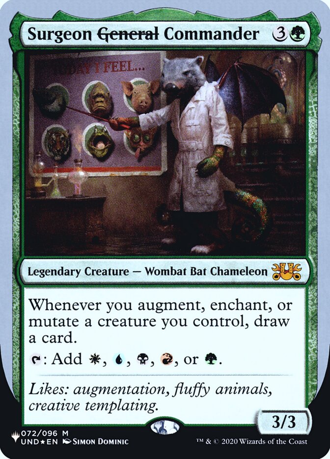 Surgeon General Commander (Unfinity Foil Edition) [The List] Magic: The Gathering