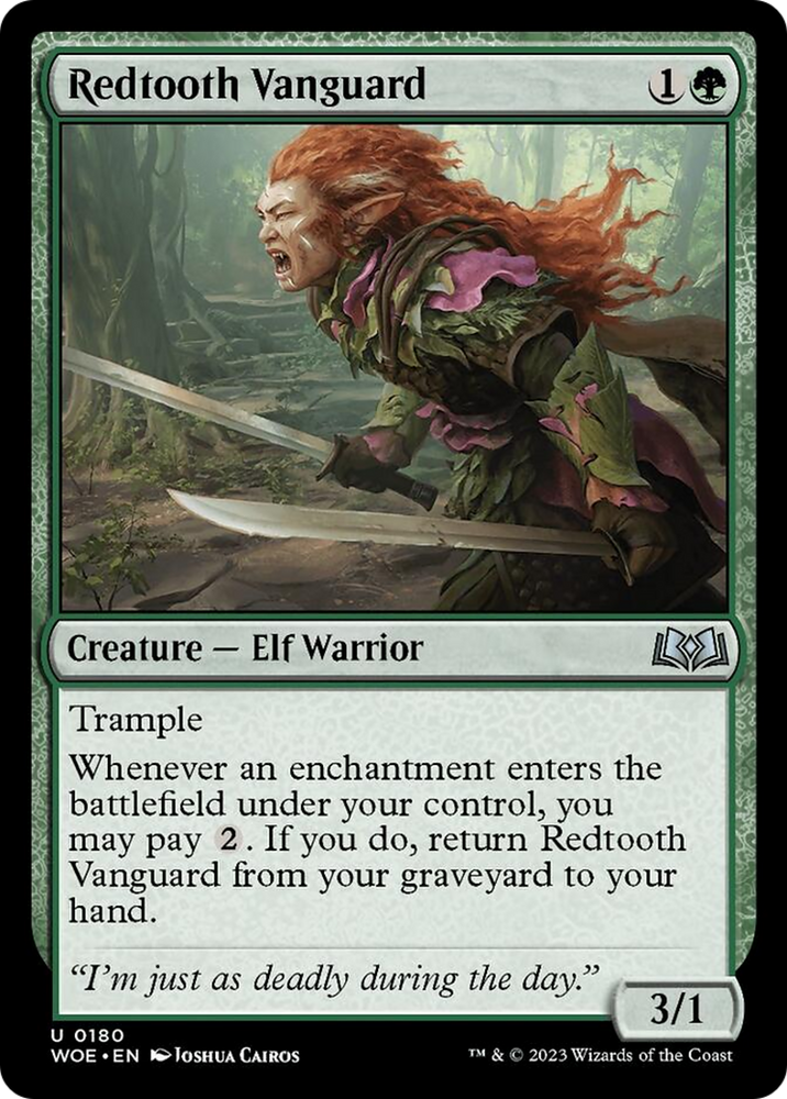 Redtooth Vanguard [Wilds of Eldraine] Magic: The Gathering