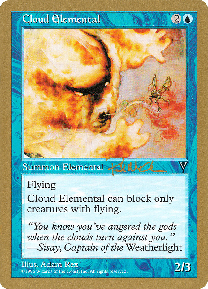 Cloud Elemental (Paul McCabe) [World Championship Decks 1997] Magic: The Gathering