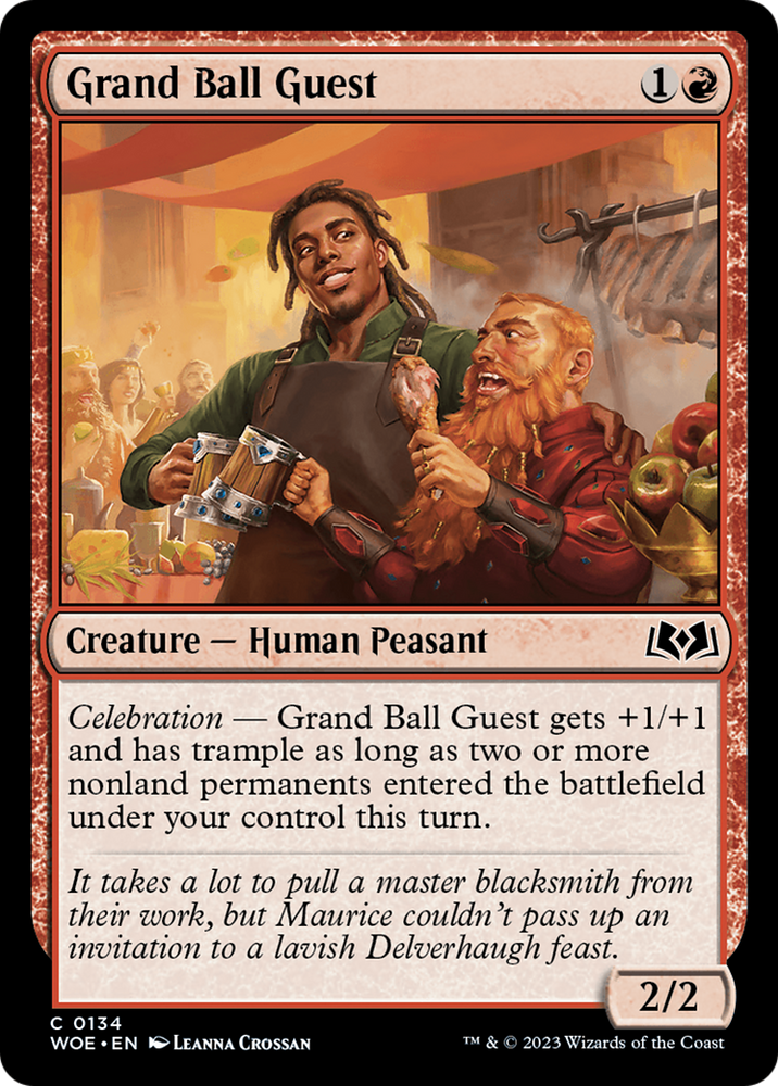Grand Ball Guest [Wilds of Eldraine] Magic: The Gathering