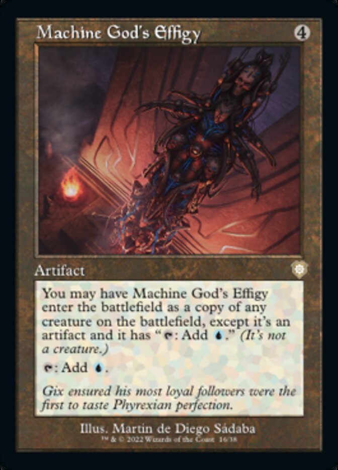Machine God's Effigy (Retro) [The Brothers' War Commander] Magic: The Gathering