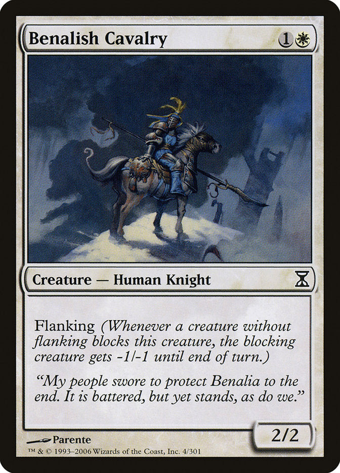 Benalish Cavalry [Time Spiral] Magic: The Gathering
