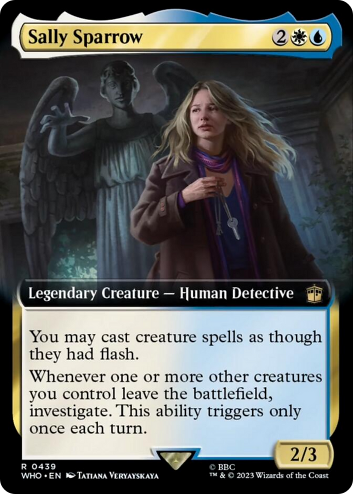 Sally Sparrow (Extended Art) [Doctor Who] Magic: The Gathering