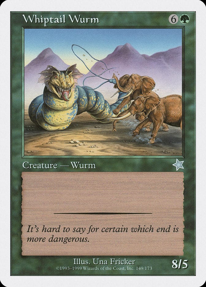 Whiptail Wurm [Starter 1999] Magic: The Gathering