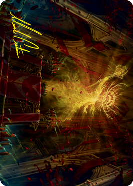 Katilda, Dawnhart Martyr Art Card (Gold-Stamped Signature) [Innistrad: Crimson Vow Art Series] Magic: The Gathering