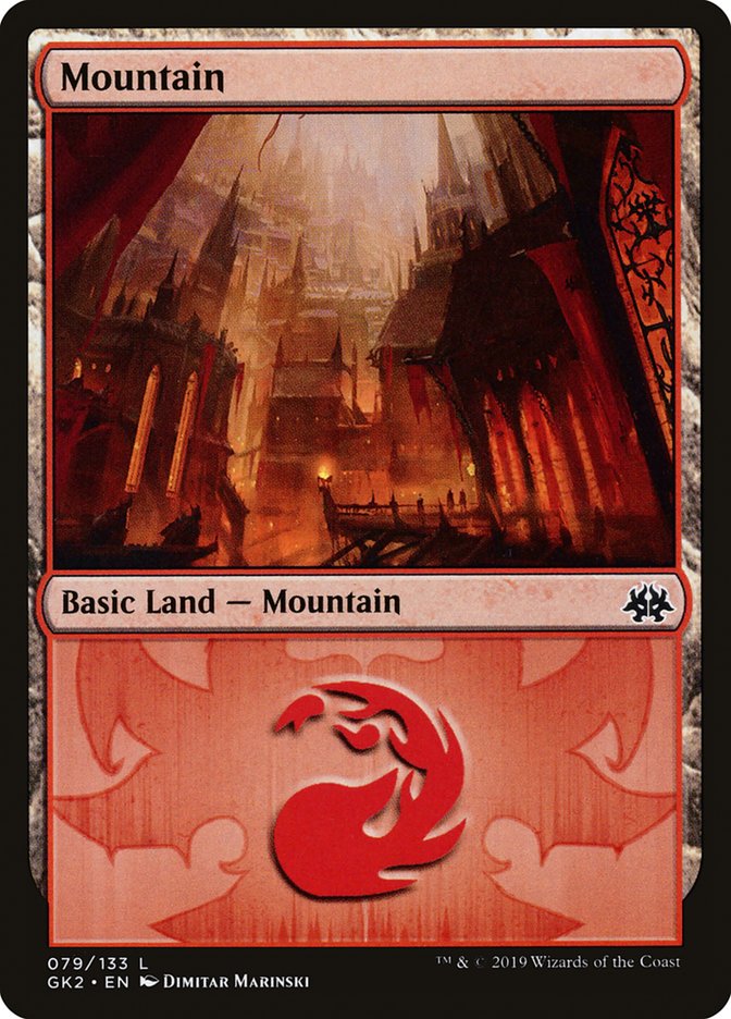 Mountain (79) [Ravnica Allegiance Guild Kit] Magic: The Gathering