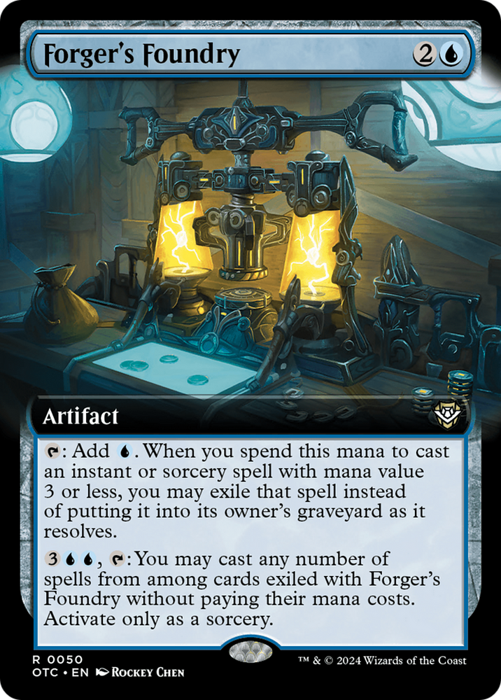 Forger's Foundry (Extended Art) [Outlaws of Thunder Junction Commander] Magic: The Gathering