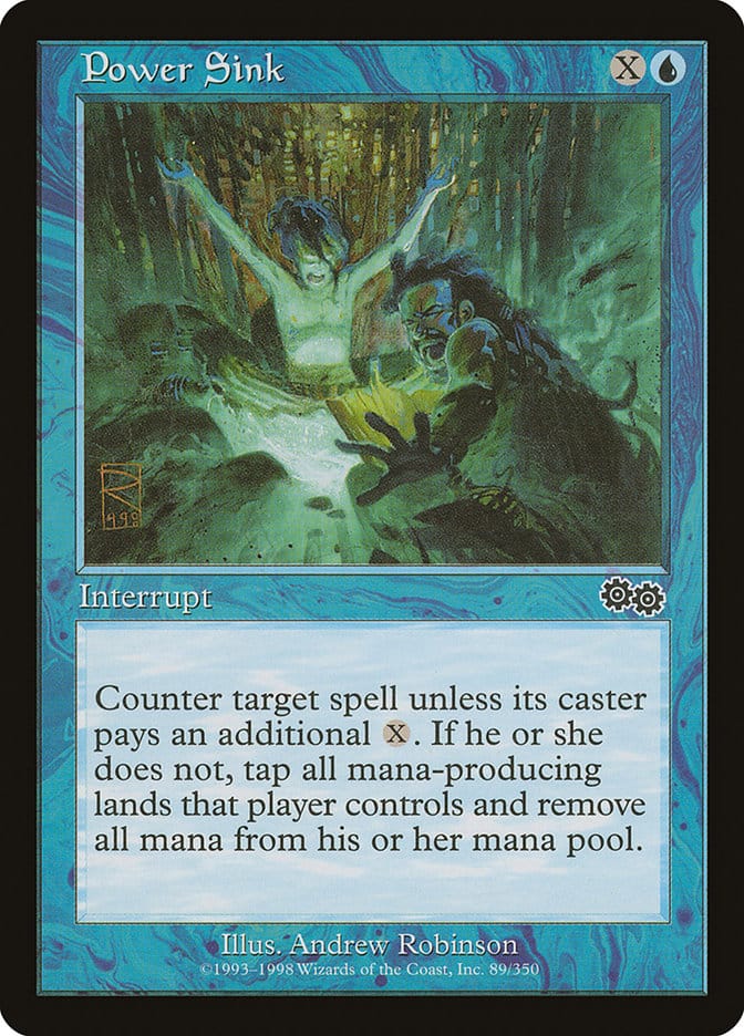 Power Sink [Urza's Saga] Magic: The Gathering