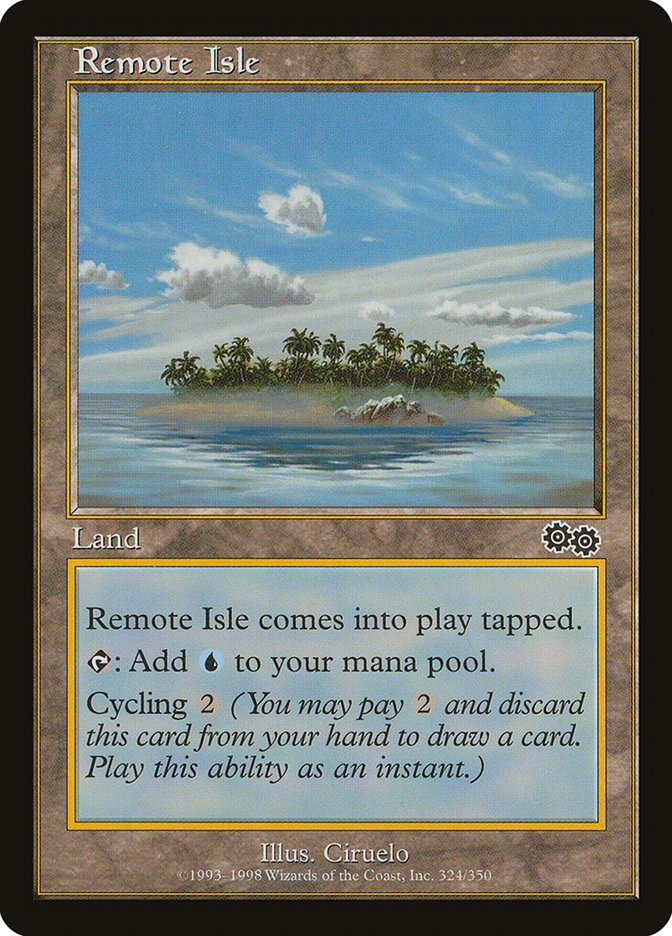 Remote Isle [Urza's Saga] Magic: The Gathering
